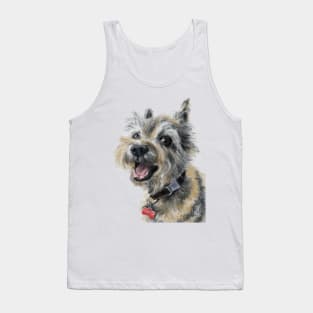 A Happy Smiling Cairn Terrier Tank Top